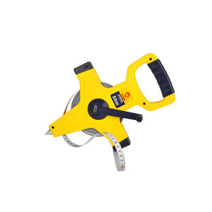 Cinta métrica de fibra recubierta de nailon Songchuang de 50m con bloqueo de palanca y retorno manual para topografía en sitios de ingeniería - Product Image 1