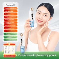 Appareil de beauté facial portable pour le nettoyage des pores, traitement de l'acné et élimination des points noirs, petit appareil à bulles, recharge USB, étanche