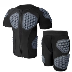 YOUNGSON Custom Eva Sponge Youth Boys Sports Body <b>Protector</b> Kid Padded Compression Shirts And Shorts For Soccer Skate Football G - Product Image 3