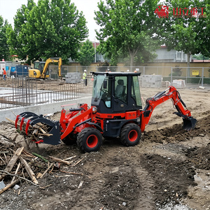 Chargeuse-pelleteuse <span class=keywords><strong>mini</strong></span>-excavatrice à moteur diesel 4x4, équipement de construction compact haute efficacité, vente directe usine - Product Image 6