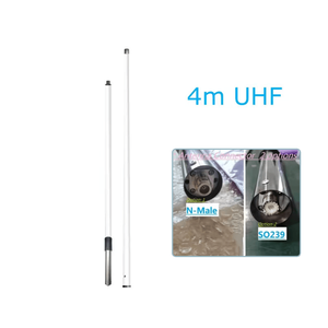 เสาอากาศสถานีฐานแบบ Omni ไฟเบอร์กลาส 4m SDBF4.0U กำลังขยายสูง 400-470MHz 10.5dBi VHF UHF 4000mm - Product Image 3