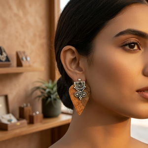 Boucles d'oreilles pendantes en argent plaqué 925 de style bohème pour femmes, bijoux tendance pour cadeau - Product Image 3