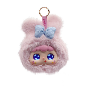 Jouet en peluche IA intelligent et créatif, tête de lapin rose mignonne, jouet en peluche panda blanc, <span class=keywords><strong>accessoire</strong></span> pendentif, jouet IA - Product Image 1