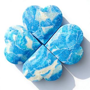 Pierre de cristal artificielle en larimar poli de style bohème en gros pour la décoration intérieure et les cadeaux - Product Image 1