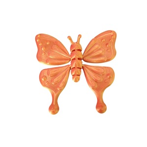Adorno de Mariposa Móvil Creativo Impreso en 3D - Figura Decorativa de Escritorio con Articulaciones Flexibles Iridiscentes en Degradado - Product Image 3