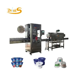 9000BPH Automatic Sleeving PVC/PET Cups/Bottle/Caps Shrink Sleeve Labeling Machine