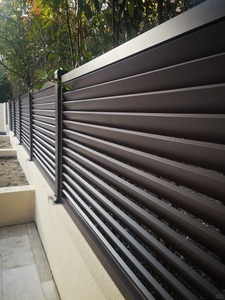 Tagliatelle piatte in metallo alluminio muro di cinta recinzione facile da montare barriere stradali sicure comunità Private Villa aree pendolari - Product Image 3