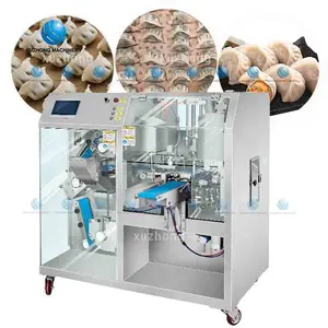 Máquina automática para Hacer bolas de masa hervida en forma de media luna, máquina comercial para Hacer bolas de masa hervida, máquina para Hacer bolas de masa hervida China