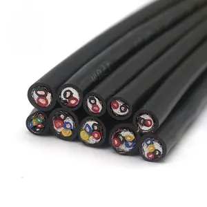 สายเคเบิลควบคุมสัญญาณ485สายเคเบิลเกลียวคู่มาตรฐานยุโรป RVSP 8 Core PVC Power RS485กลมสายไฟเกลียว