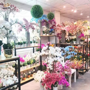 Flores mariposa hogar artificial a granel <span class=keywords><strong>colgante</strong></span> <span class=keywords><strong>Orquidea</strong></span> orquídea para decoración flor artificial al por mayor - Product Image 3