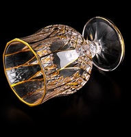 Ensemble de verres à vin, whisky et bière de style européen moderne et luxueux pour la maison, en verre transparent