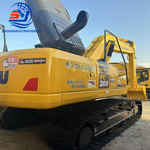 Venta caliente Komatsu Japón Original 20ton Excavadora 220 Hidráulica Crawler Usado Cummins Engine - Product Image 1