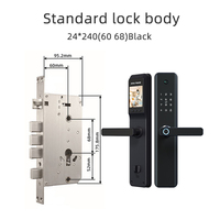 Cerradura Inteligente para Puerta de Apartamento, con Huella Dactilar, WiFi, Tuya, Nube, Intercomunicador Digital, de Aleación de Aluminio, para Puertas de Madera/Aluminio, Muy Popular