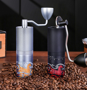 Moulin <span class=keywords><strong>à</strong></span> <span class=keywords><strong>café</strong></span> manuel CNC en acier inoxydable <span class=keywords><strong>à</strong></span> meules coniques, réglable avec précision, pour expresso, pour le <span class=keywords><strong>café</strong></span> filtre et la cafetière <span class=keywords><strong>à</strong></span> piston - Product Image 1