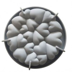 Vente en gros de moules en silicone pour gâteaux au chocolat ronds de 6 pouces pour la pâtisserie - Product Image 2