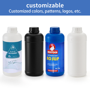 Nhà Máy bán hàng trực tiếp 1 lít 1000ml trắng đen xanh mờ HDPE nhựa 1lt chai - Product Image 2