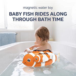 Rongheqiang Magnetisches Eltern-Baby Clownfisch Badespielzeug-Set für Kleinkinder Wasserspielzeug Großhandel OEM ODM Lieferant - Product Image 2