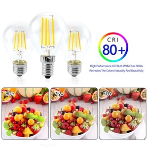 <span class=keywords><strong>Ampoule</strong></span> à <span class=keywords><strong>filament</strong></span> <span class=keywords><strong>LED</strong></span> Edison G45 Globe A60 E27 E14 AC220V 2W 4W 6W 8W, lampe décorative en verre rétro - Product Image 5