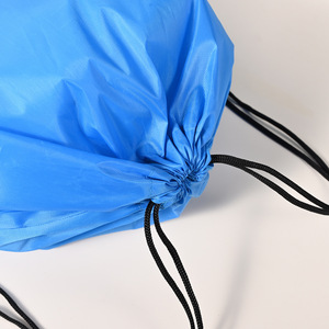 Custom Colorful Polyester Drawstring Nylon <strong>Bag</strong> with Double <strong>String</strong> - Product Image 3