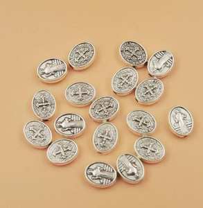 Medalla de San <span class=keywords><strong>Benito</strong></span>, accesorios de joyería DIY, cuentas de pulsera DIY - Product Image 3