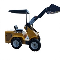 TOHO TH390 Nouvelle Chargeuse Compacte Autoportée Mini Chargeuse 4x4 Chargeuse sur Pneus à Vendre à Prix Avantageux