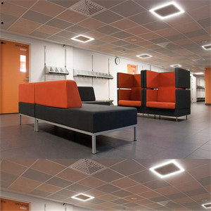 Quảng Trường Ba Màu Rgbw Ứng Dụng Thông Minh <span class=keywords><strong>Wifi</strong></span> Panel Trần <span class=keywords><strong>LED</strong></span> Khung 120X60 Lưới Trần Gạch Chu Vi Ánh Sáng 4x2ft - Product Image 1