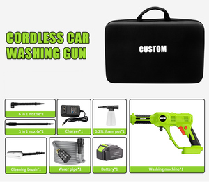Laveuse de voiture sans fil Portable puissante 21V sans fil ODM Jet de lavage la rondelle de nettoyage de pistolet à mousse de fleur laveuse de voiture à haute pression - Product Image 3