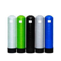 Réservoir en fibre de verre FRP OEM noir, grande capacité, longue durée de vie, vanne automatique, certifié, purification et filtration de l'eau de puits