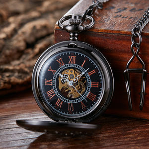 Reloj de bolsillo mecánico Retro de Dragon Play <span class=keywords><strong>Ball</strong></span>, reloj con cadena, doble cazador, regalo - Product Image 3