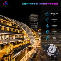 Source lumineuse ponctuelle pour éclairage architectural et décoratif, extérieure, étanche, DC24V, DMX512, modèle d'ingénierie