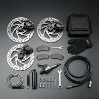 Kit d'accessoires de protection pour scooter électrique et vélo électrique : sac à dos de rangement, casque, genouillères, gants, rétroviseurs