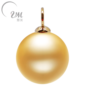 UM เครื่องประดับจี้ทองคำแท้18K พร้อมไข่มุกแท้สำหรับชายและหญิงของขวัญแต่งงานและงานครบรอบในแต่ละวันของผู้ผลิตขายส่ง - Product Image 1