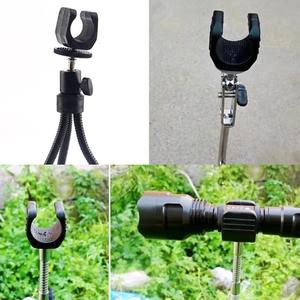 Clip en forma de U para linterna y luz de pesca con interfaz roscada, accesorio de soporte de montaje reforzado con cobre - Product Image 3
