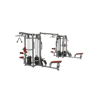 Équipement de musculation professionnel Inpek K0480, multi-stations 4 postes, machine d'entraînement de force, pile de poids 90KG/70KG, tube en acier 3.0mm