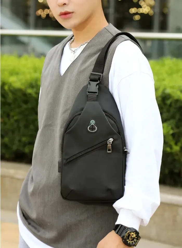 थोक नई डिजाइन पुरुषों बैग Crossbody कंधे Mens गोफन बैग के साथ तेजी से शिपिंग