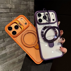 เคสโทรศัพท์แบบมีขาตั้งโลหะ 360 องศา รุ่นใหม่ สำหรับ iPhone 17 16 15 Pro Max, เคส iPhone 17 พร้อมขาตั้งกล้อง - Product Image 3