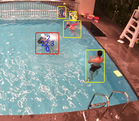 Caméra de surveillance vidéo et anti-noyade multi-positions en acier inoxydable et PVC pour piscines et spas aquatiques