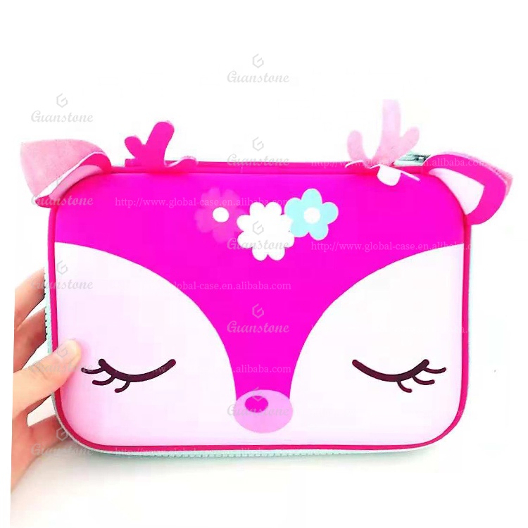 Забавный детский экологически чистый пенал Eva кавайный розовый персональный пенал для девочек