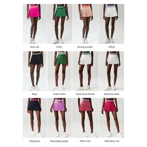 Leggings de sport pour femmes à taille haute anti-transparence pour activités de plein air, séchage rapide, grande taille, jupe pour la course à pied, le badminton, le <span class=keywords><strong>tennis</strong></span> - Product Image 2