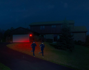 Lampu Taman nirkabel, lampu strobo LED darurat dengan Sensor gerakan, <span class=keywords><strong>Alarm</strong></span> keamanan, lampu taman luar ruangan - Product Image 3