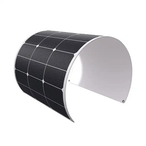 Panneau solaire monocristallin en silicium 100W, léger, flexible, pliable, haute efficacité, pour extérieur, camping-car, camping, alimentation hors réseau - Product Image 4