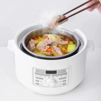 Cuisinière électrique multifonction automatique 3L ODM/OEM, cuiseur à riz électrique domestique avec pot en acier inoxydable