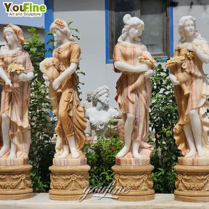 Estatua de Jardín de Mármol de Estilo Moderno, Tamaño Real, para Decoración de Exteriores, para Uso en Villas, Cuatro Estaciones - Product Image 5