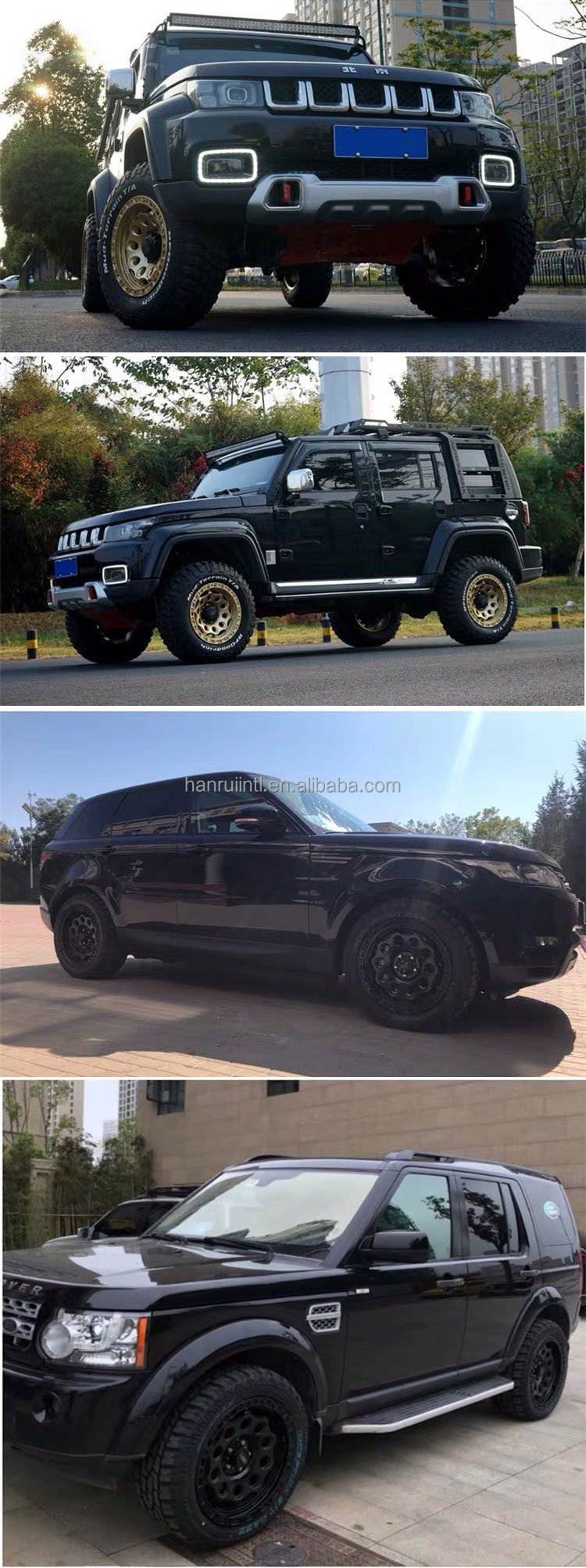 KMC 17x9J -38 Offset Aluminum Beadlock Ring 30mm ET Forged Truck Wheels 6x139.7 for Drag Racing New Condition
