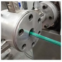 Ligne d'extrusion de tuyaux renforcés en fibres de PVC, machine d'extrusion de tuyaux d'eau et d'air en PVC de 0,5 à 2 pouces, certifiée CE