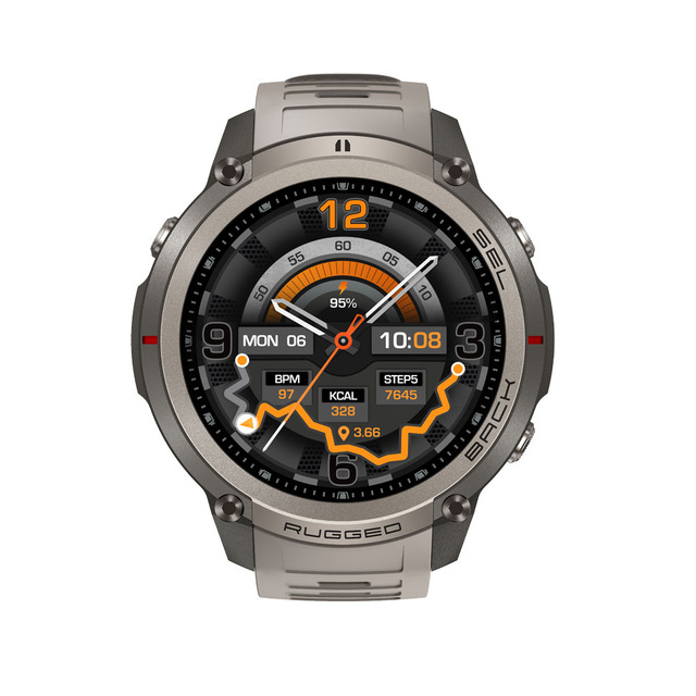 New Smart Watch for Men 500mAh Long Battery Life 6-Satellite GPS 170+ Sport Modes Built-in Offline Maps Compass Health Monitor