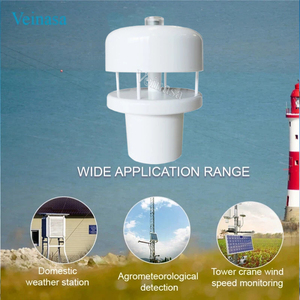 Estación Meteorológica Ultrasónica Veinasa-PXS RS485, Sensor de Velocidad y Dirección del Viento Solar de 5-24 V, Instrumentos de Medición, Velocímetro del Viento Veinasa-PXS - Product Image 6