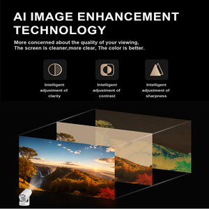 Dazzler hy300 Cộng Với Siêu Ngắn Ném 4K Projector-Di Động Thông Minh Nhà Rạp Chiếu Phim Với <span class=keywords><strong>Android</strong></span> <span class=keywords><strong>Wifi</strong></span> Bluetooth Cho Phim Imax - Product Image 5