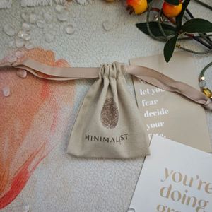 Wholesale Custom Print Cotton Linen Drawstring <b>Bag</b> With Logo Earring Necklace Gift Dust Reusable <b>Small</b> Package Jewelry Pouch - Product Image 4