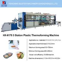 Mesin Thermoforming Tutup Cangkir Kopi Otomatis Kecepatan Tinggi Multi Stasiun Peralatan Tekanan Positif Negatif PS PET PP IOT Rendah
